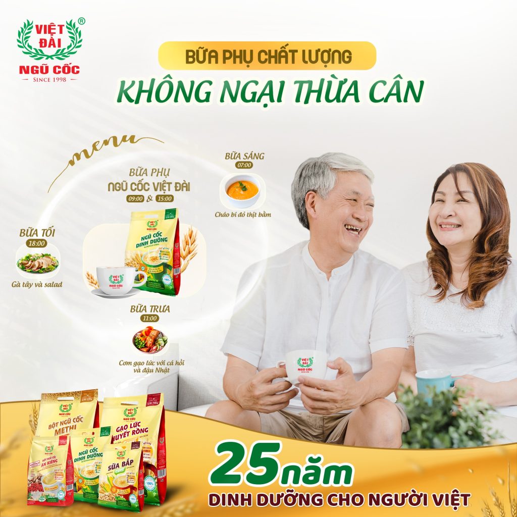 Bột ngũ cốc Việt Đài giúp hỗ trợ giảm cân hiệu quả 