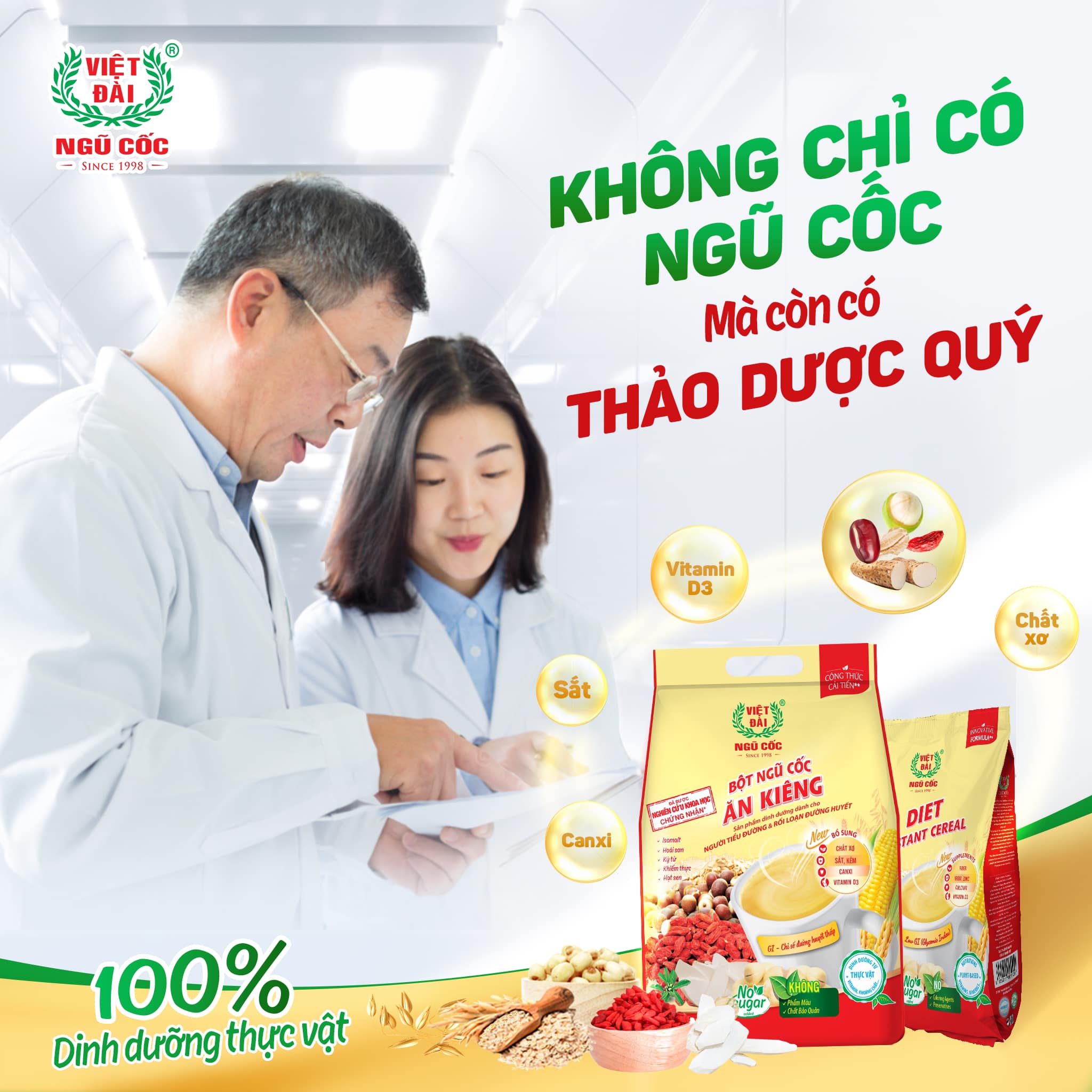 Sản phẩm bột ngũ cốc ăn kiêng của Thanh An Food