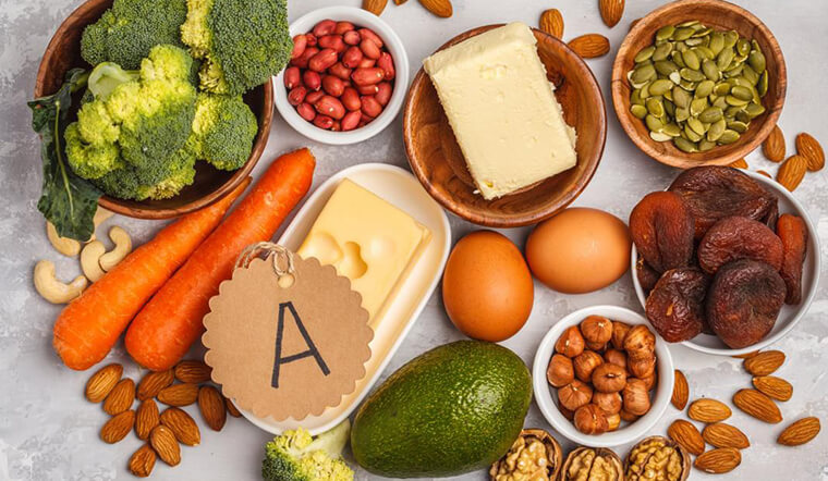 Thực phẩm chứa nhiều vitamin A
