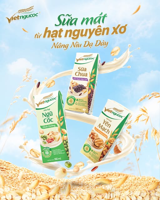 sữa mát hạt nguyên xơ