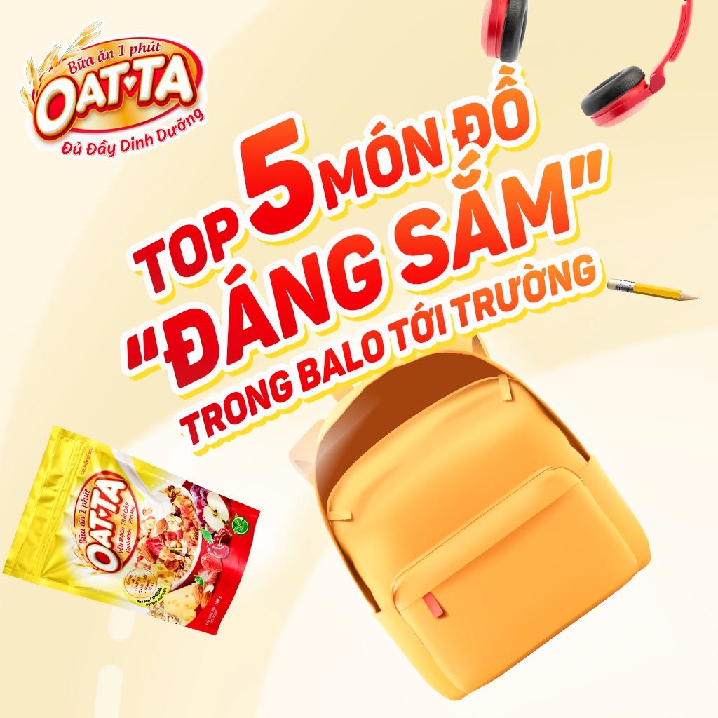 5 món đồ trong balo
