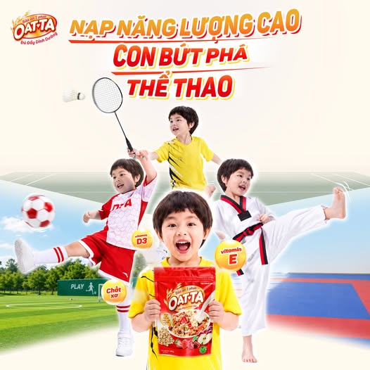 Nạp năng lượng cao - Con bứt phá thể thao