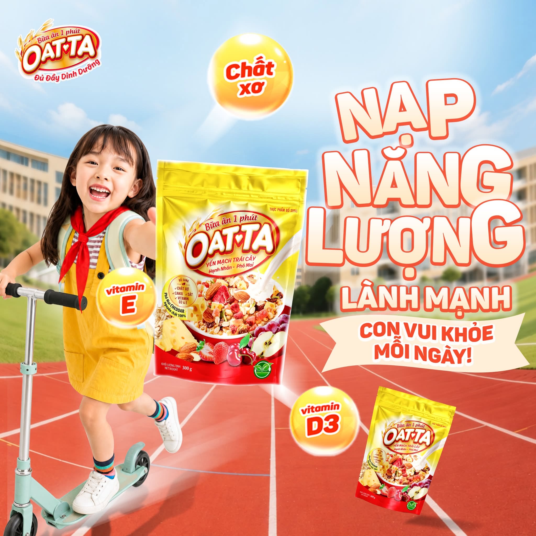 Nạp năng lượng lành mạnh - Con vui khoẻ mỗi ngày