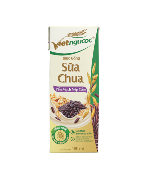 Sữa chua yến mạch nếp cẩm