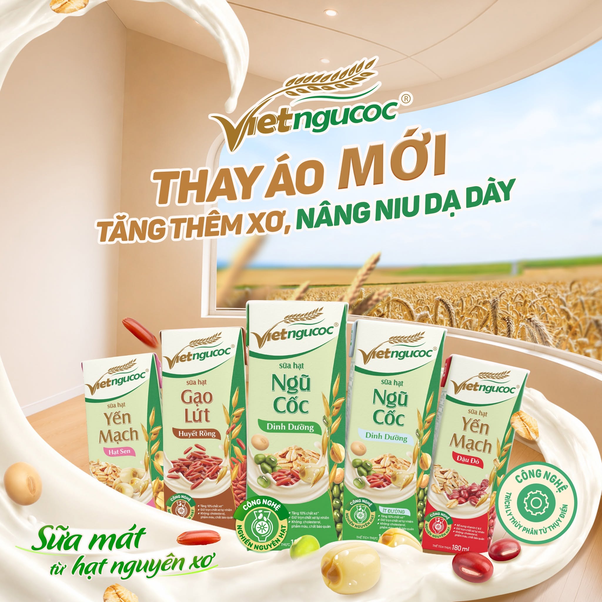 Việt Ngũ Cốc - thay áo mới